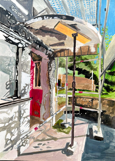 E-1027 Entrance restoration, Eileen Gray, 2015