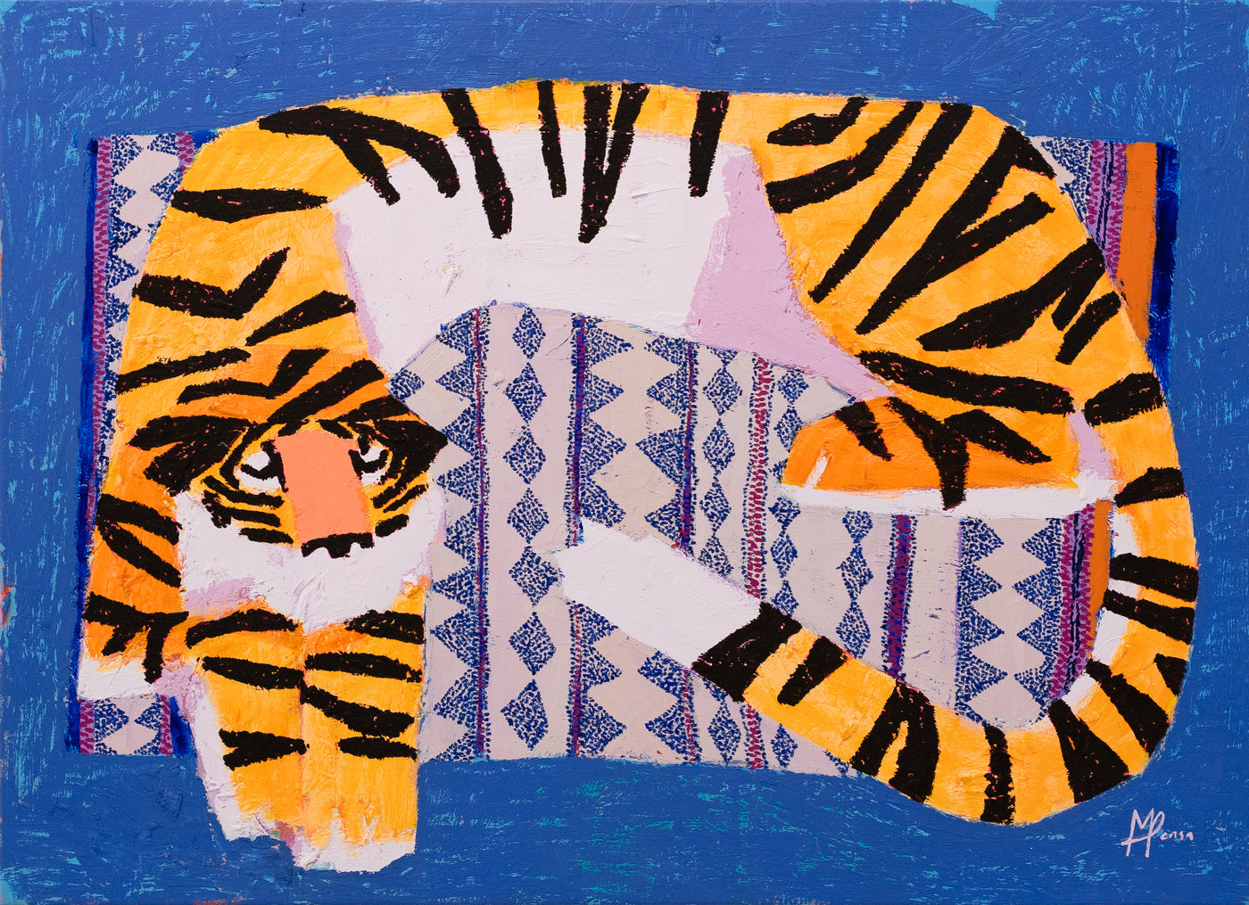 Hmong Textile Tiger, 2024