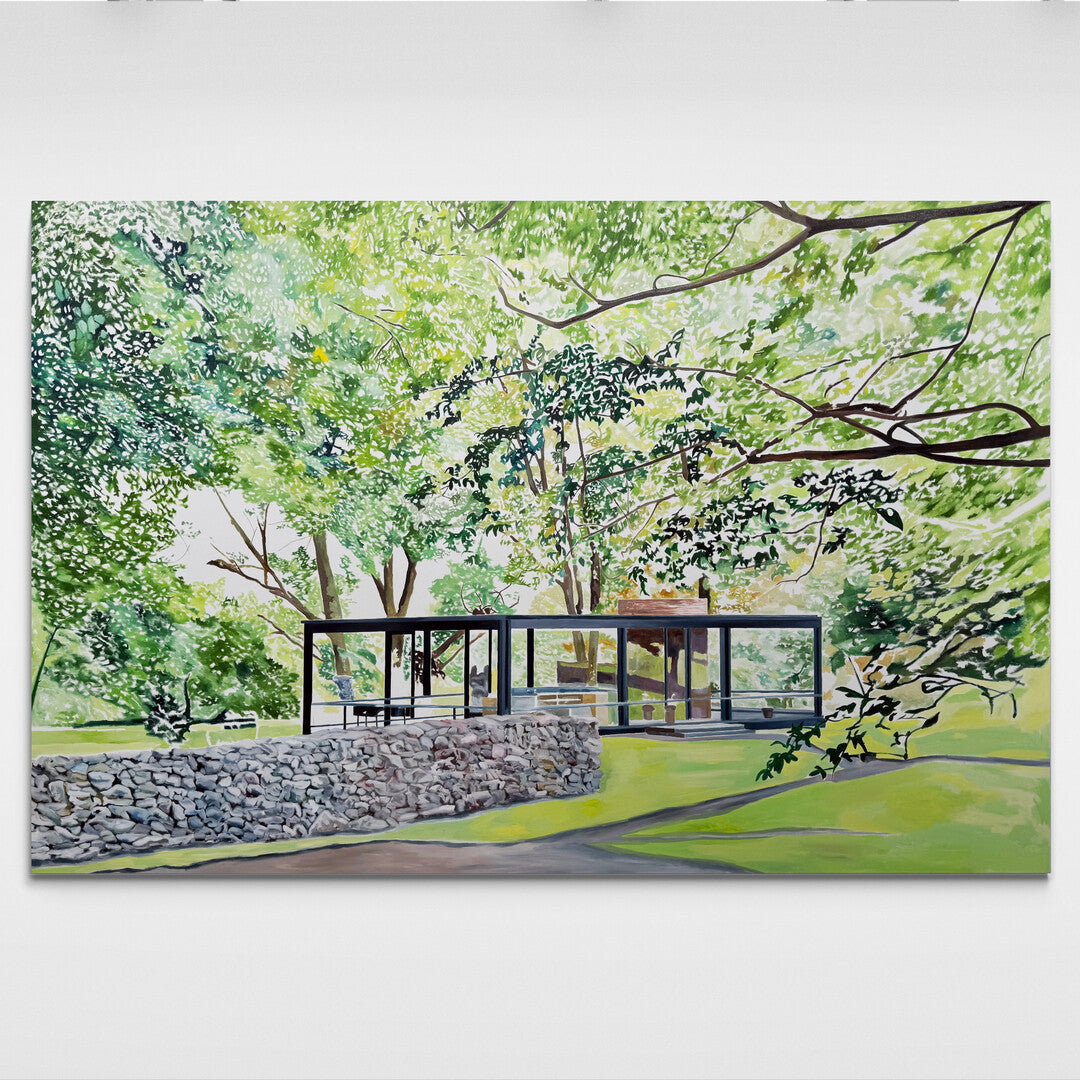 Philip Johnson Glass House early Autumn, 2024